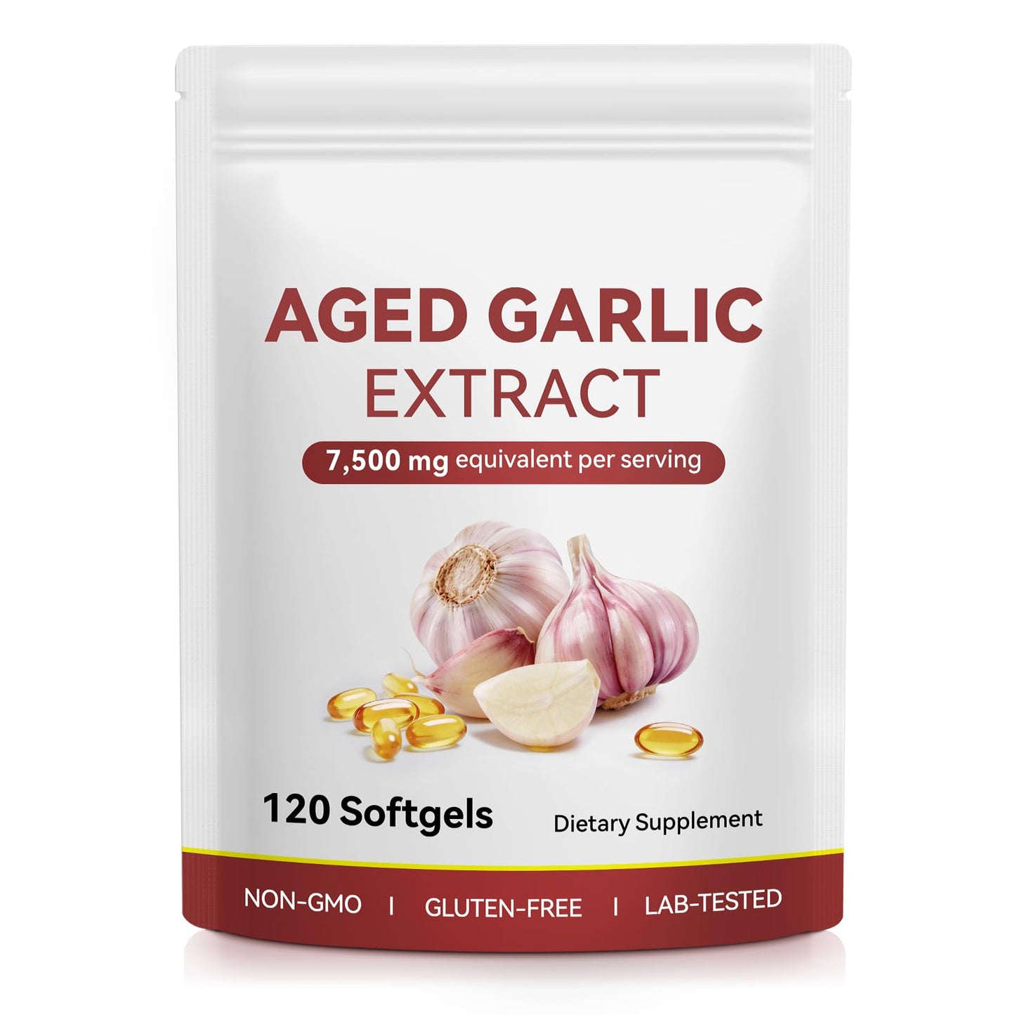 ZUZOKKAHA Aged Garlic Extract Capsules, 120 Capsules