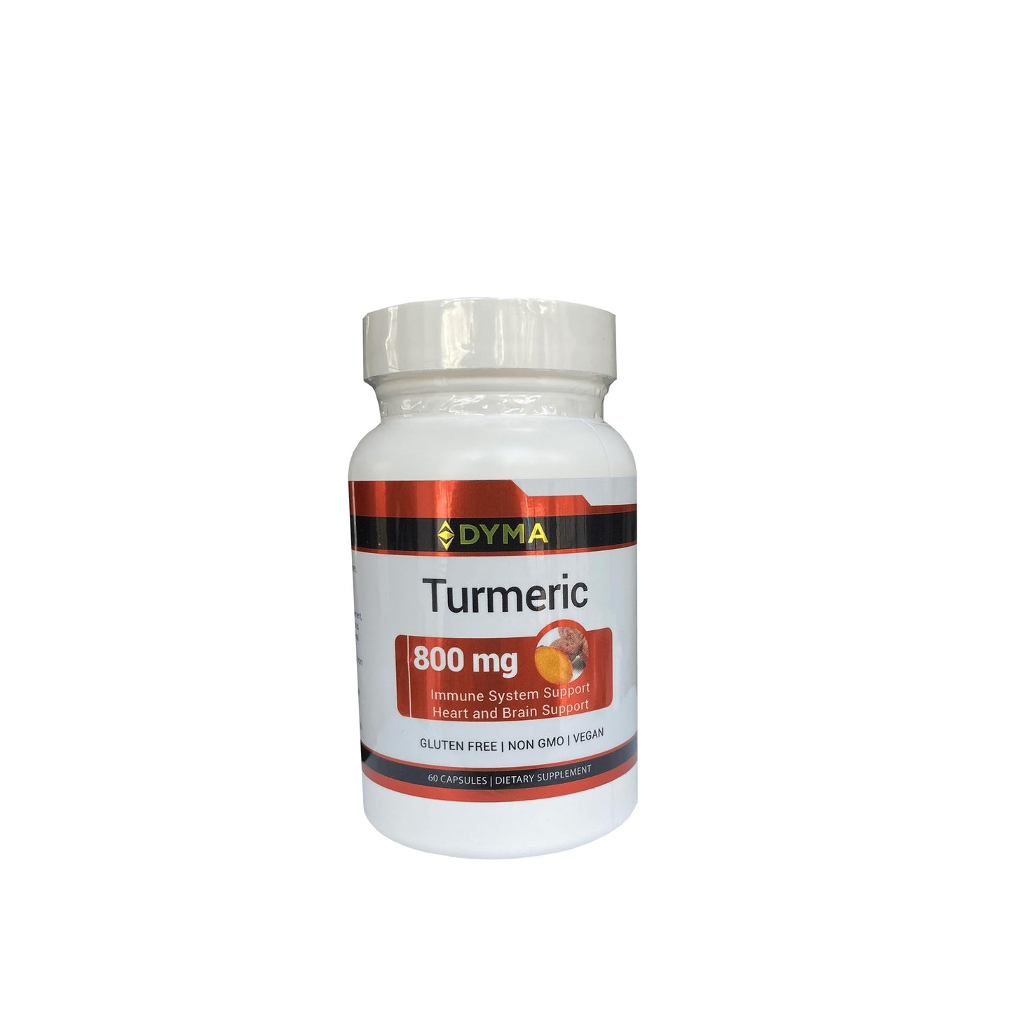 DYMA Turmeric Supplements for Natural Pain Relief & Inflammation Capsules, 60