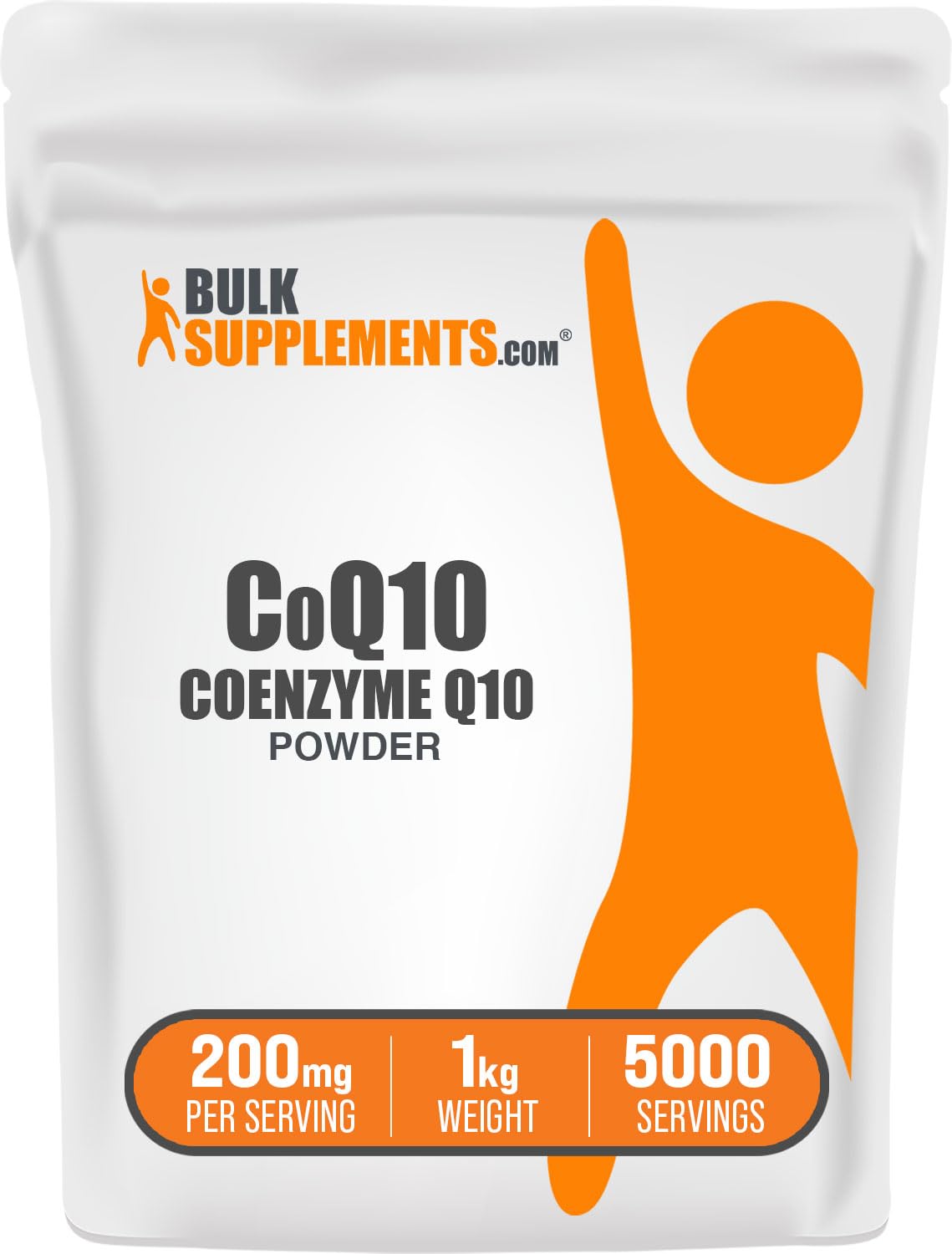 BulkSupplements Coenzyme Q10 Powder, 200 mg per Serving, Pack of 1