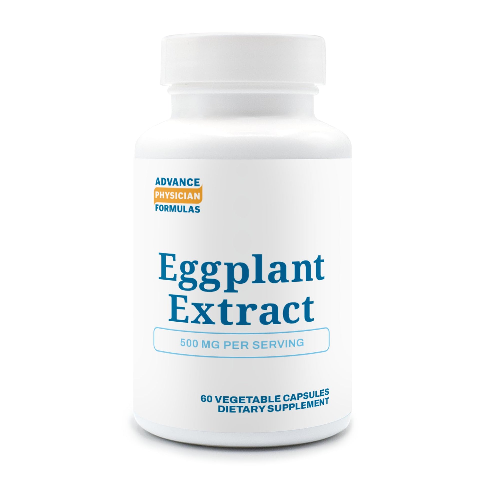 Advance Physician Formulas Eggplant Extract 500 mg, 60 Capsules
