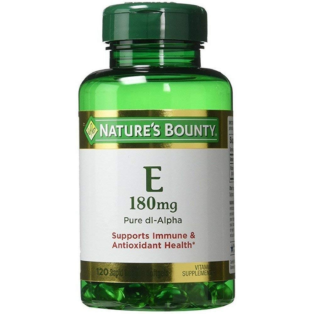 SIKXTOA Vitamin E 400 IU Pure DL-Alpha Softgels, 120 Count