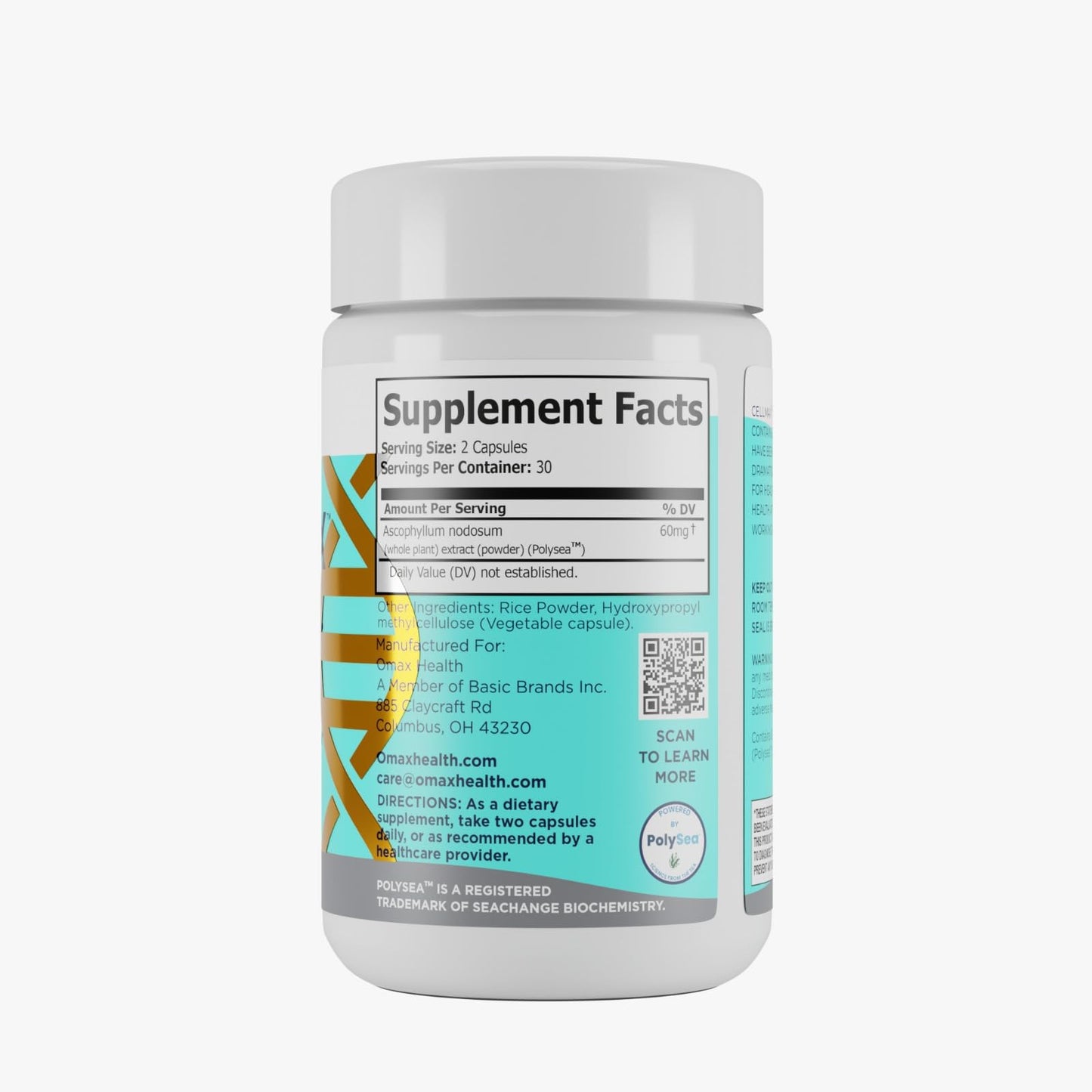 Omax3 Cellmax Healthy Aging Supplement 60 Capsules