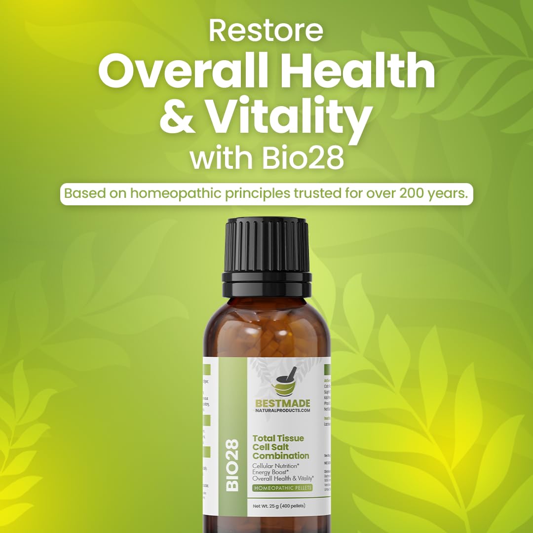 Bestmade Naturalproducts.com Total Tissue Cell Salt Mineral Combination BIO28 Tablets 300