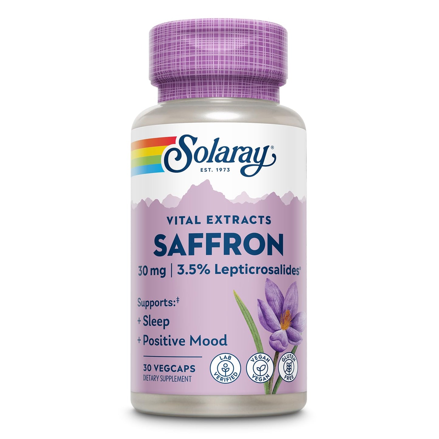 SOLARAY Saffron Extract Capsule 30 Capsules