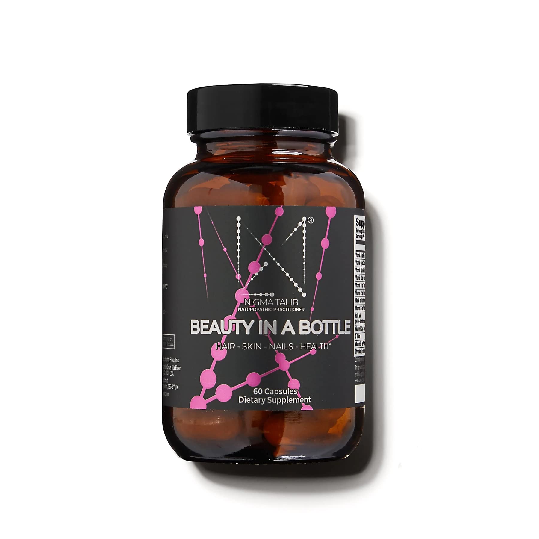 DR. NIGMA Beauty in A Bottle for Healthy Hair, Skin, and Nails 60 Capsules
