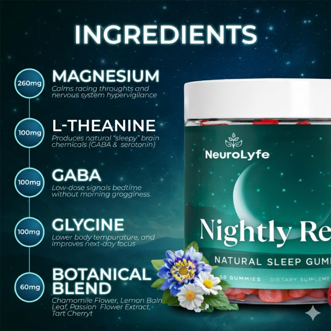 Neurolyfe Sleep Gummies 60 Count
