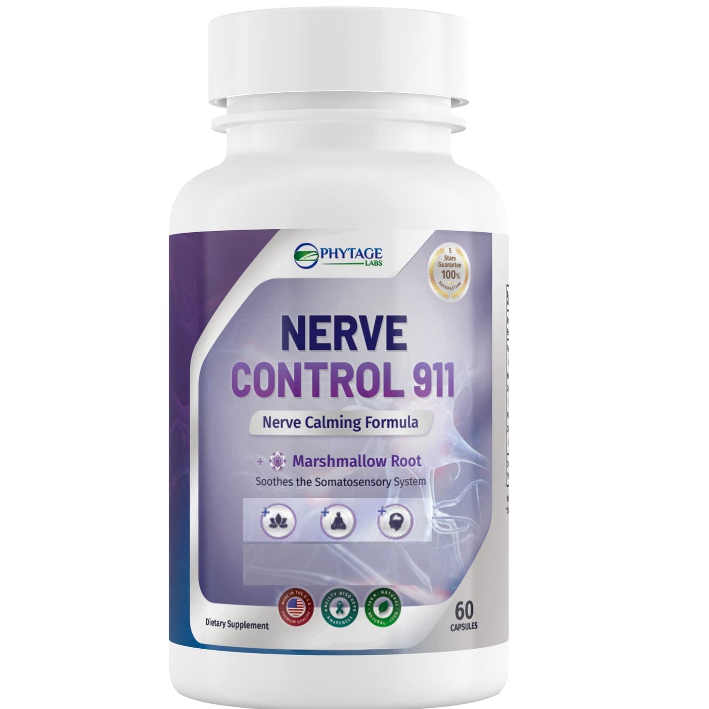 Phytage Labs Nerve Control 911 60 Capsules