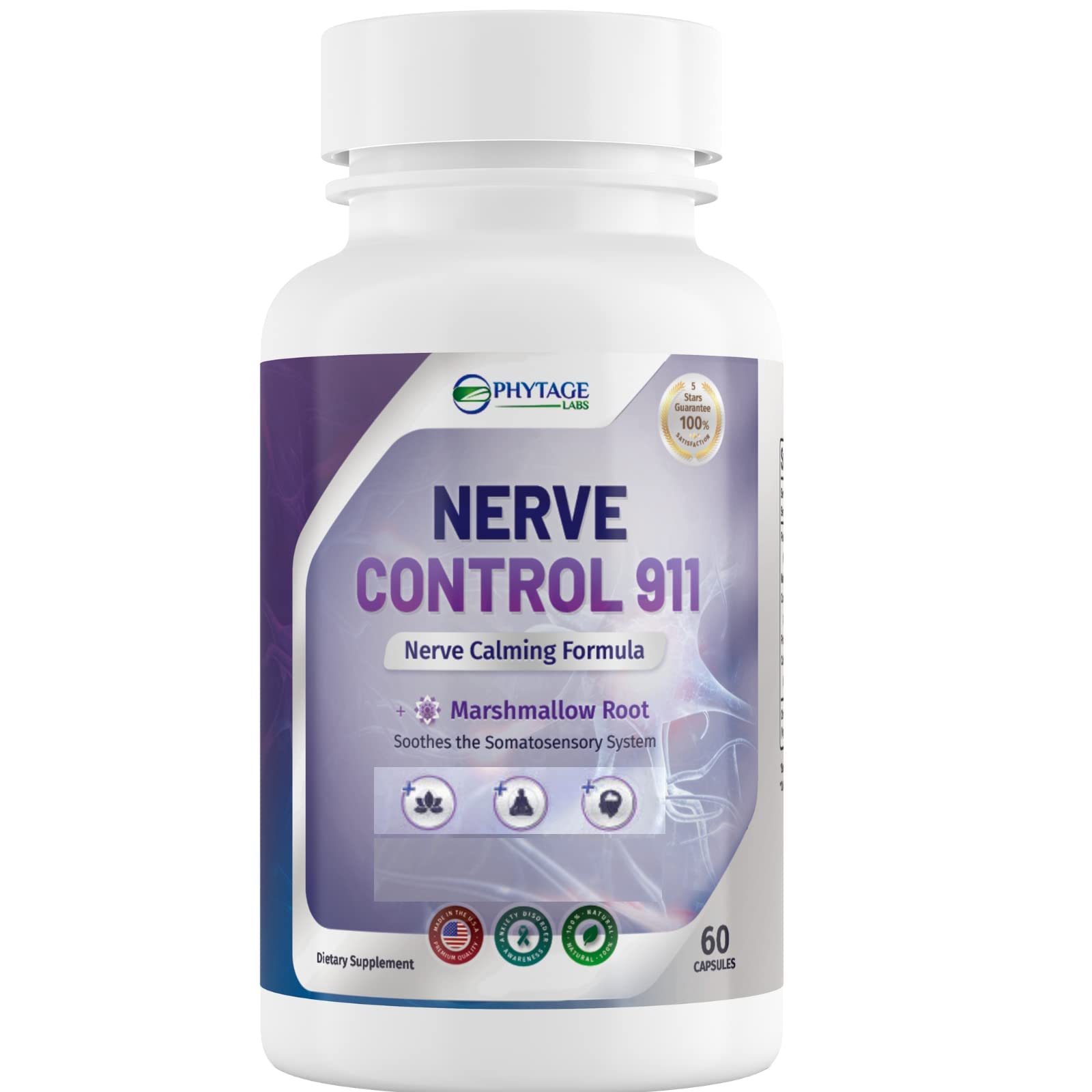 Phytage Labs Nerve Control 911 60 Capsules
