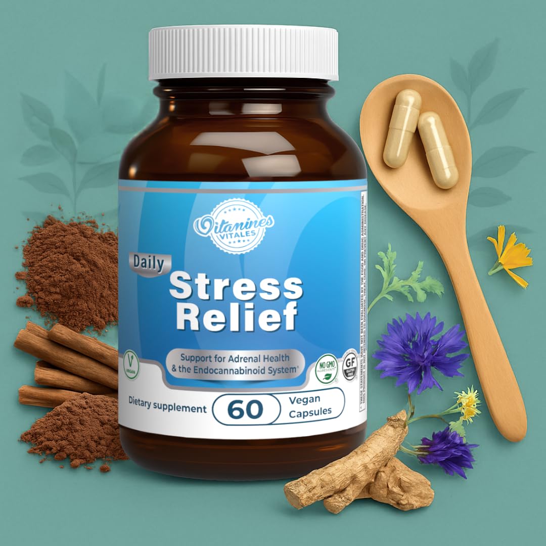 Vitamines Vitales Stress Relief Capsule 60 Count