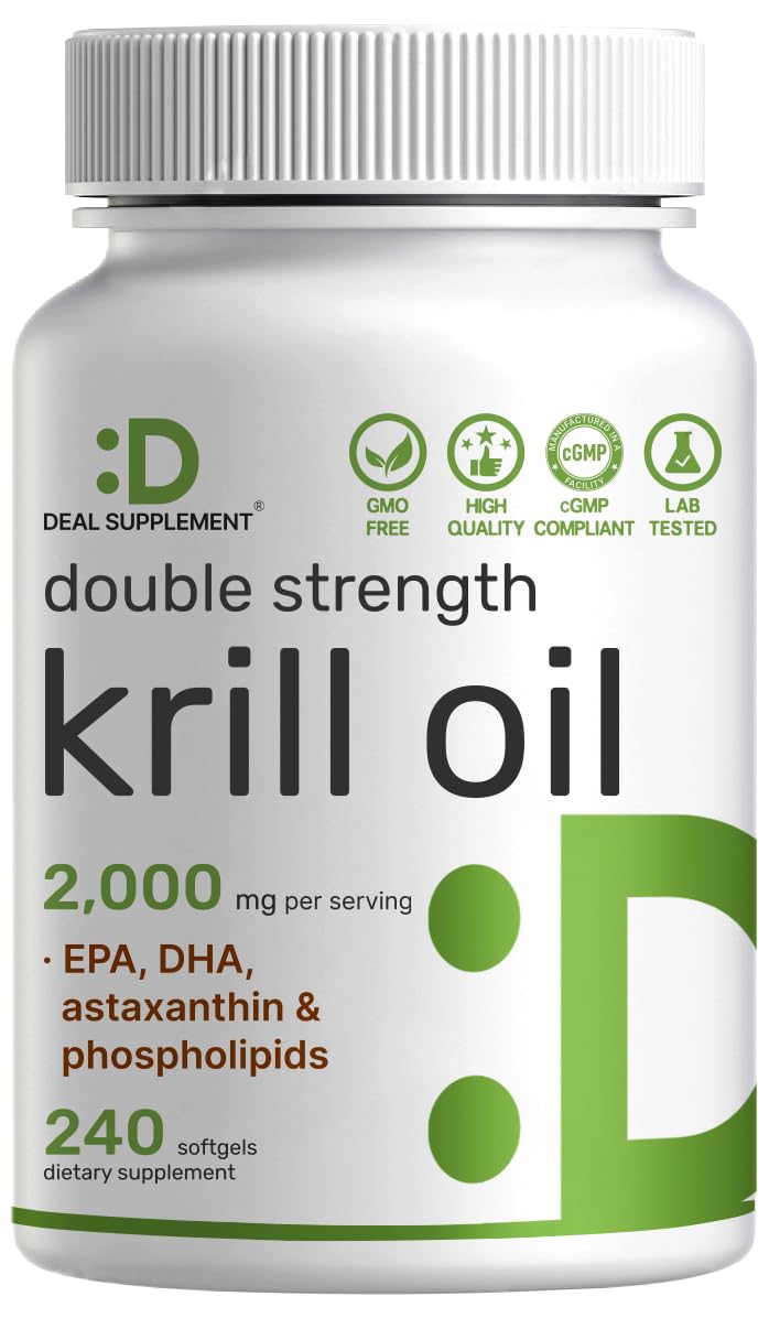 DEAL SUPPLEMENT Antarctic Krill Oil Softgels, 240