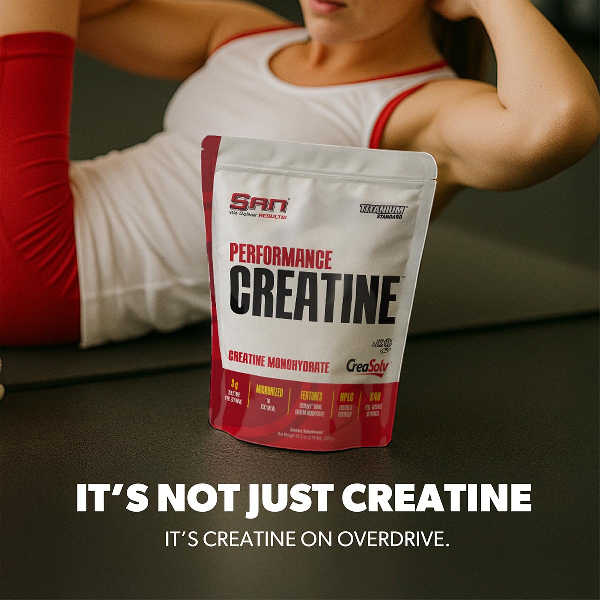 SAN Performance Creatine 1200g Powder, 42