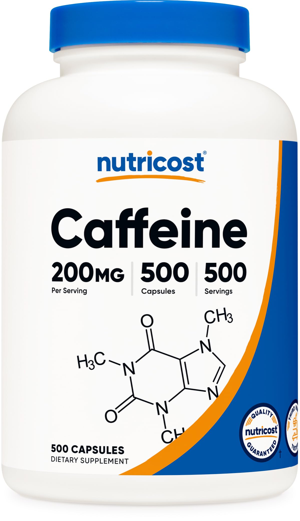 Nutricost Caffeine Capsule 500 Count