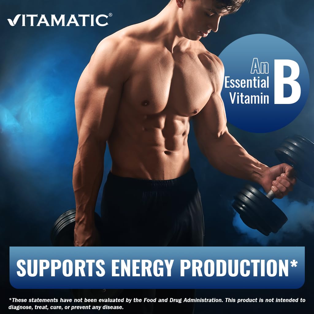 Vitamatic Vitamin B6 (Pyridoxine HCI) 50 mg Tablets - 250 Tablets