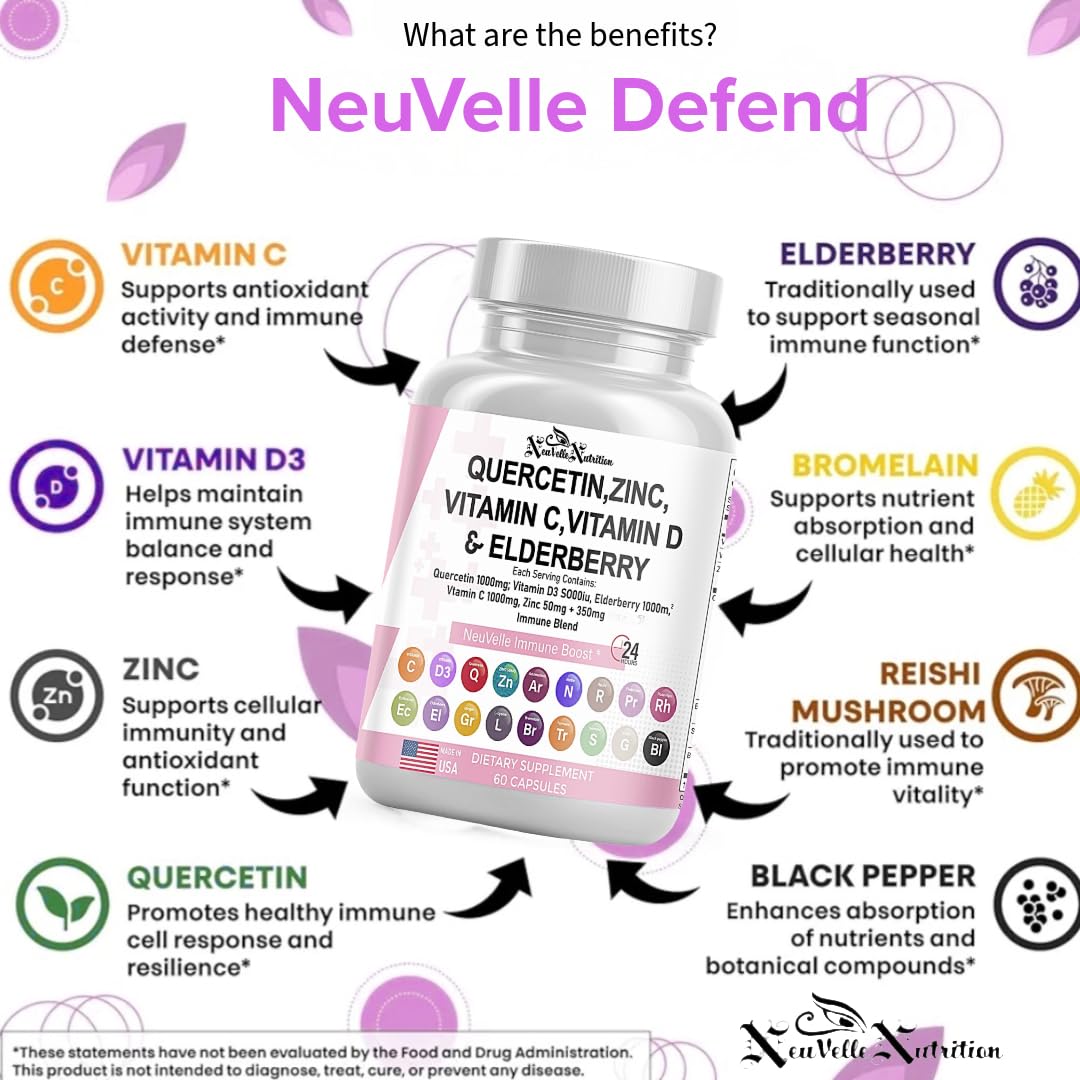 NeuVelleNutrition 18-in-1 Immune Support Capsule, 60 Count