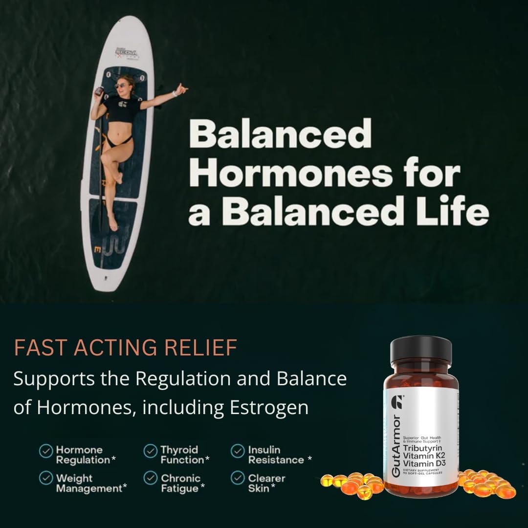 GUT ARMOR Tributyrin Vitamin Complex Softgels 90 Count