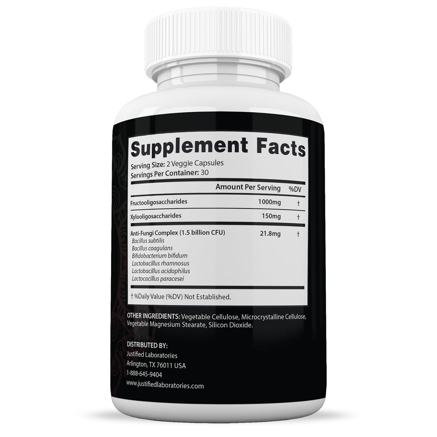 Justified Laboratories Metanail 1.5 Billion CFU Probiotic Nail Support Capsule 60 Capsules