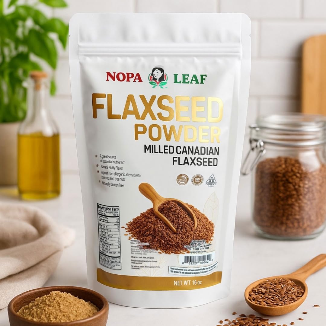 Nopalina Nopa Leaf Flaxseed Powder 1 Ounce