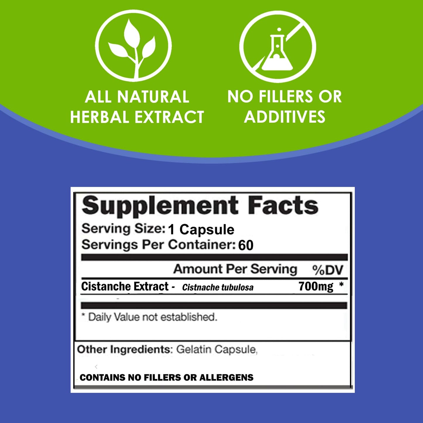 VH Nutrition Cistanche Capsules 30 Count