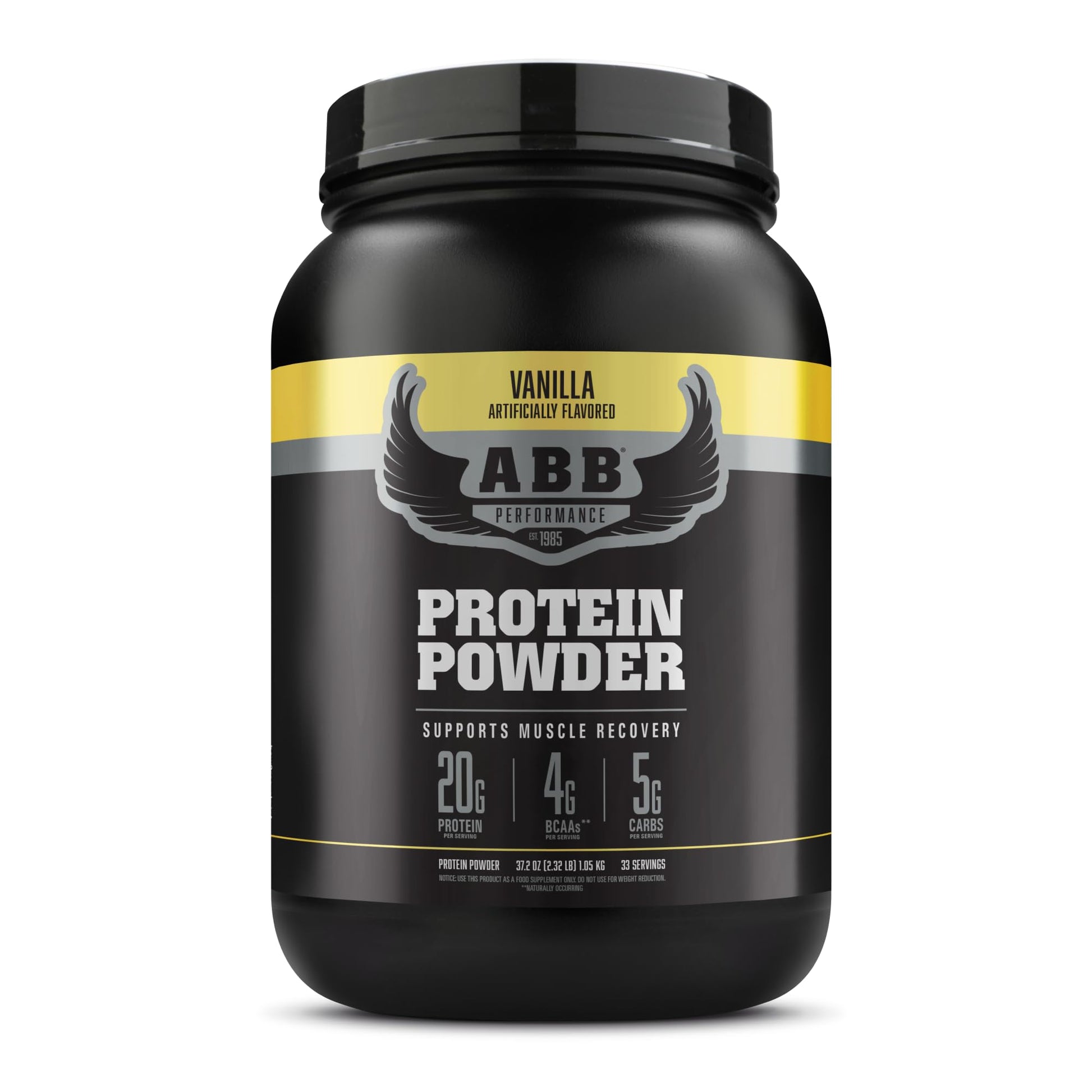 ABB Performance Pure Pro Protein Powder, Vanilla, 37.2 Servings