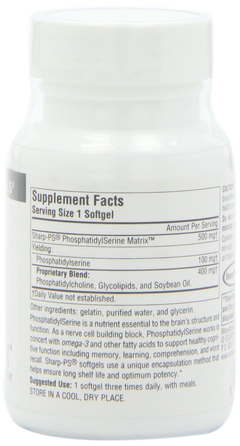 Source Naturals Phosphatidyl Serine Matrix 500 mg Softgels 30 Count