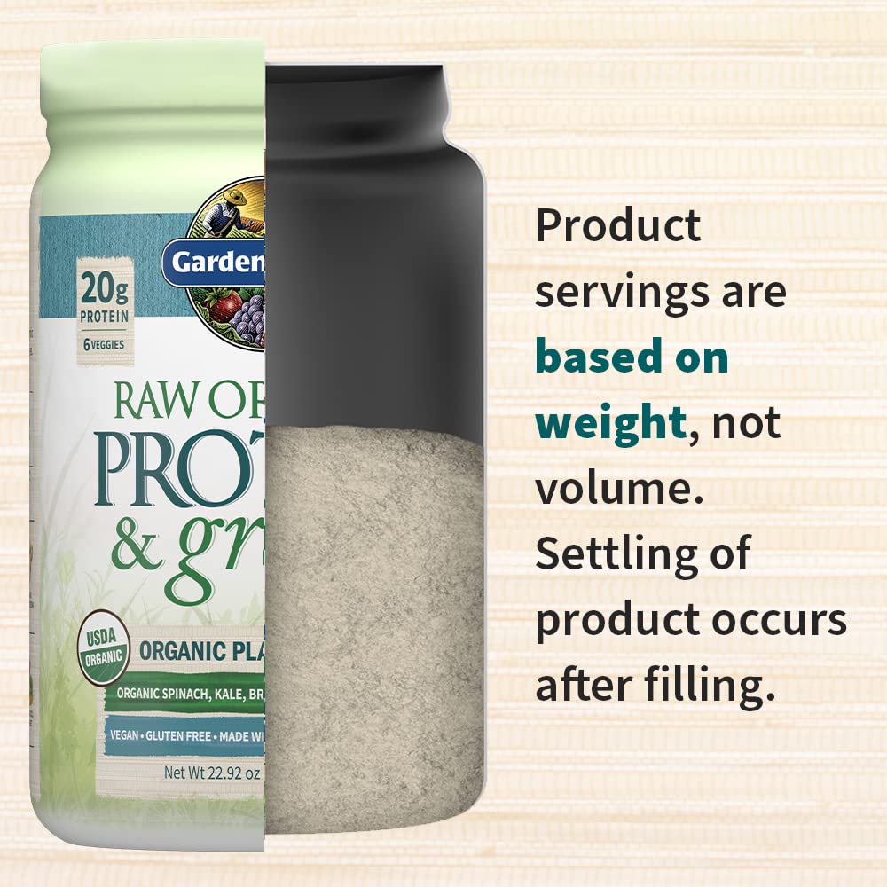 Garden of Life Raw Protein & Greens Lightly Sweet Protein Powder 1.43 Pound
