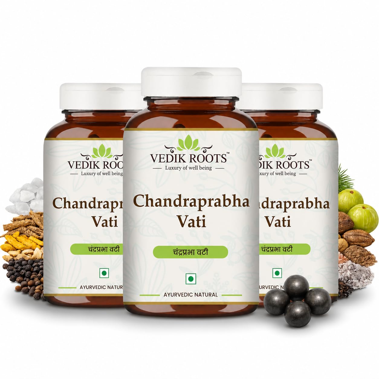 VEDIKROOTS Chandraprabha Vati Capsule 1