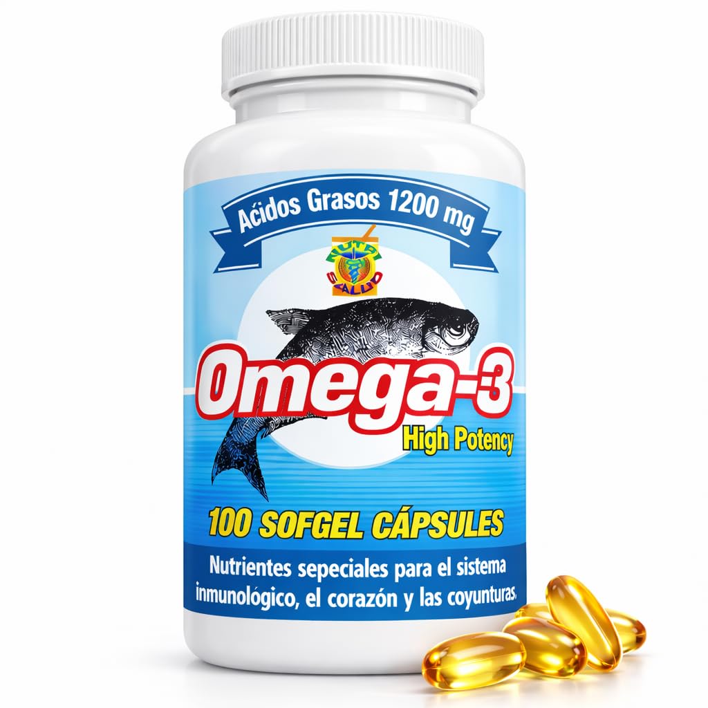 Nutrisalud Products Omega-3 Capsules 100 Count