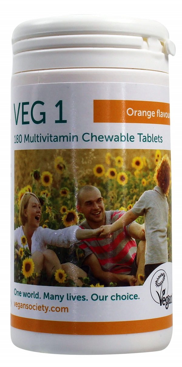 Unknown Veg1 Orange Multivitamins and Minerals Tablets, 180 Tablets