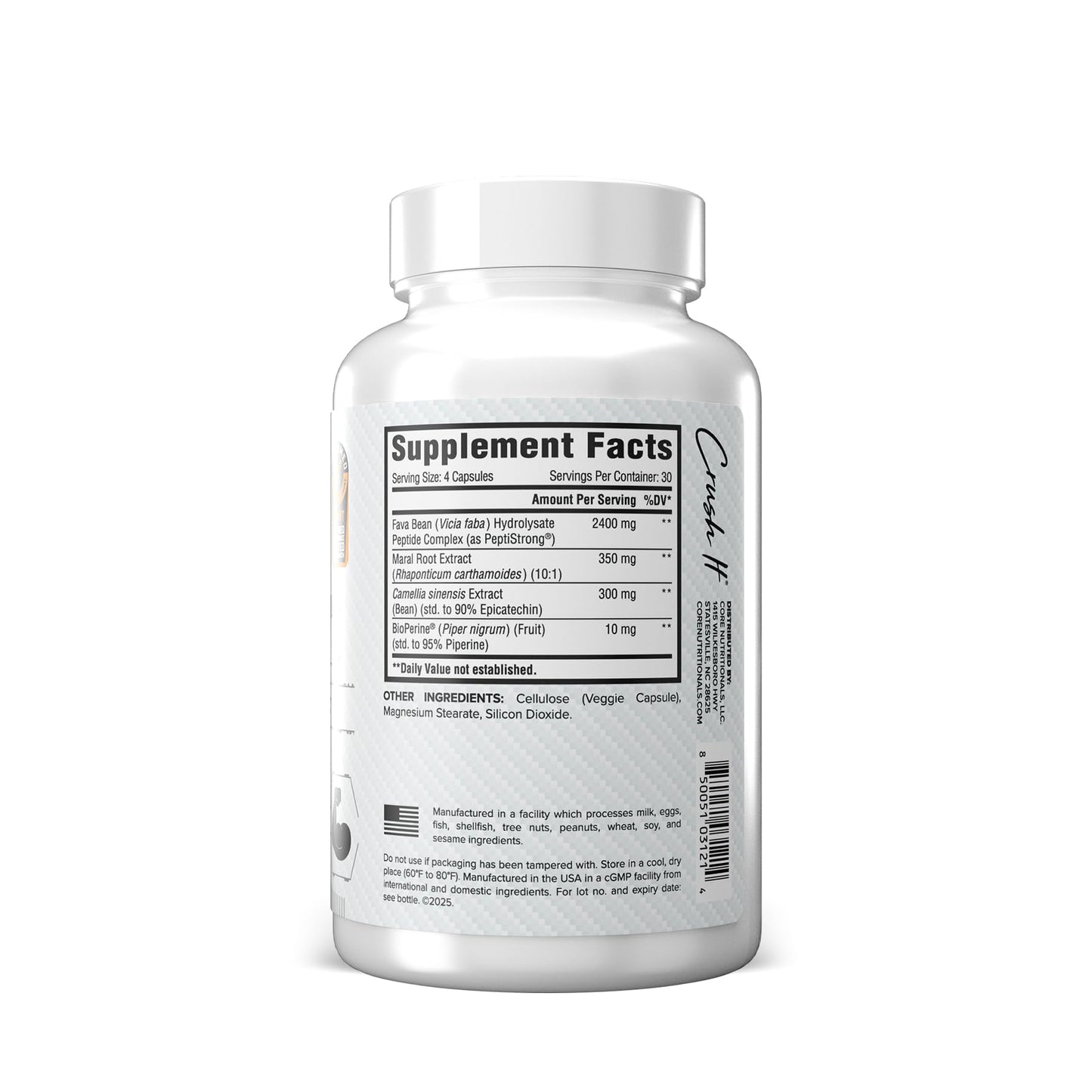 Core Nutritionals Bolic Natural Anabolic Capsule, 120 Capsules