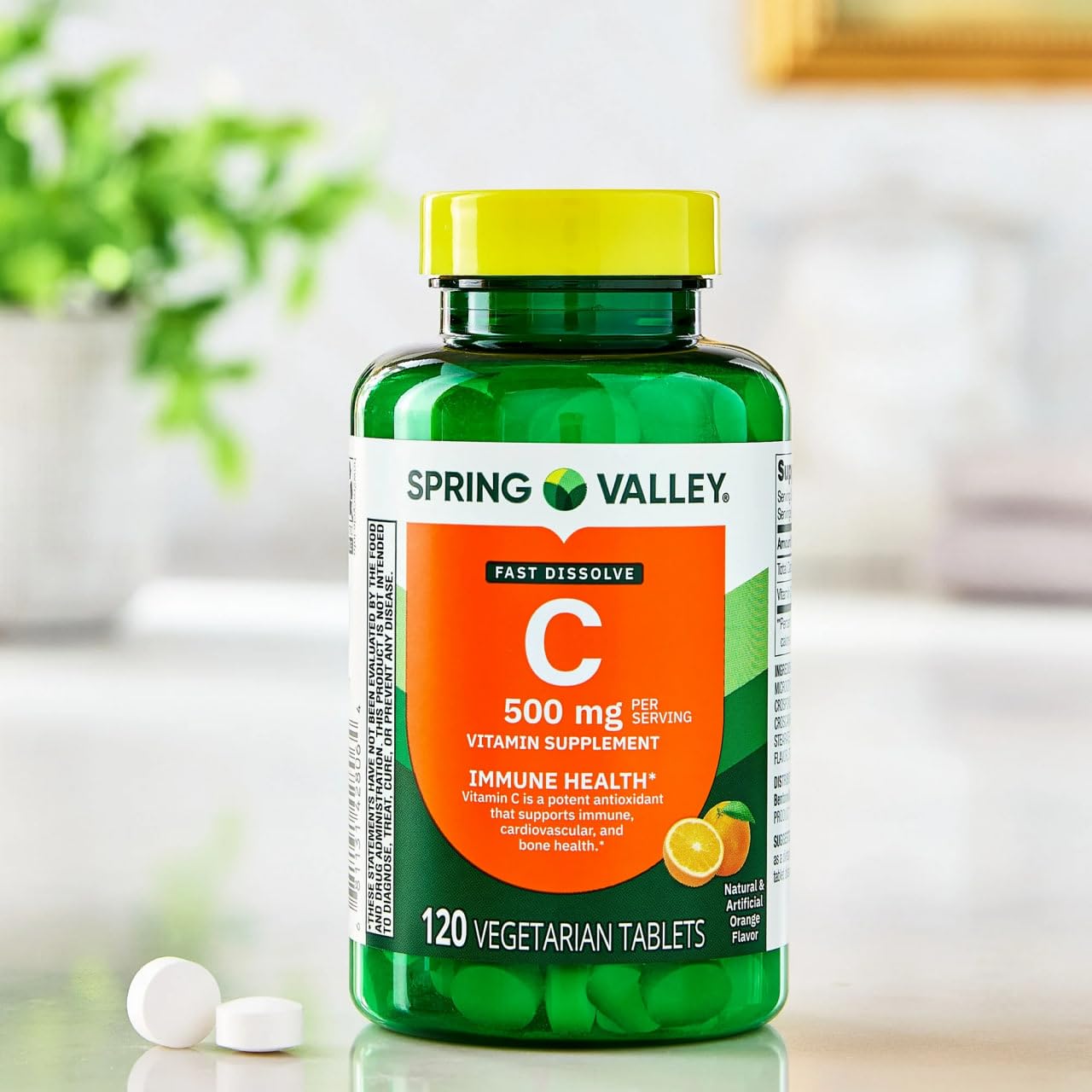 SUREFECT Vitamin C 500 mg Fast-Dissolve Tablets, 120 Count