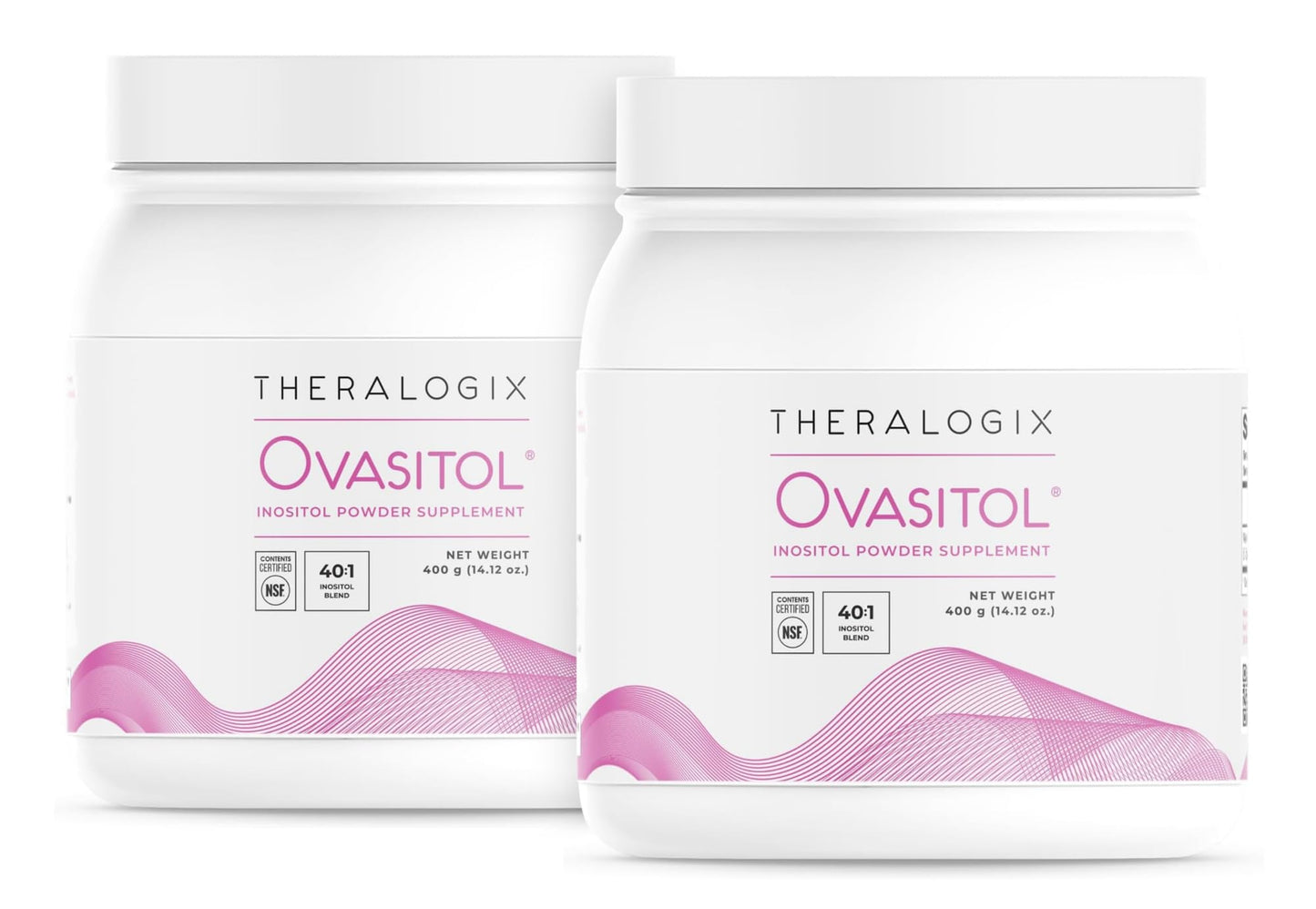 Theralogix Ovasitol Inositol Powder, Pack of 2, 28.24 Ounce