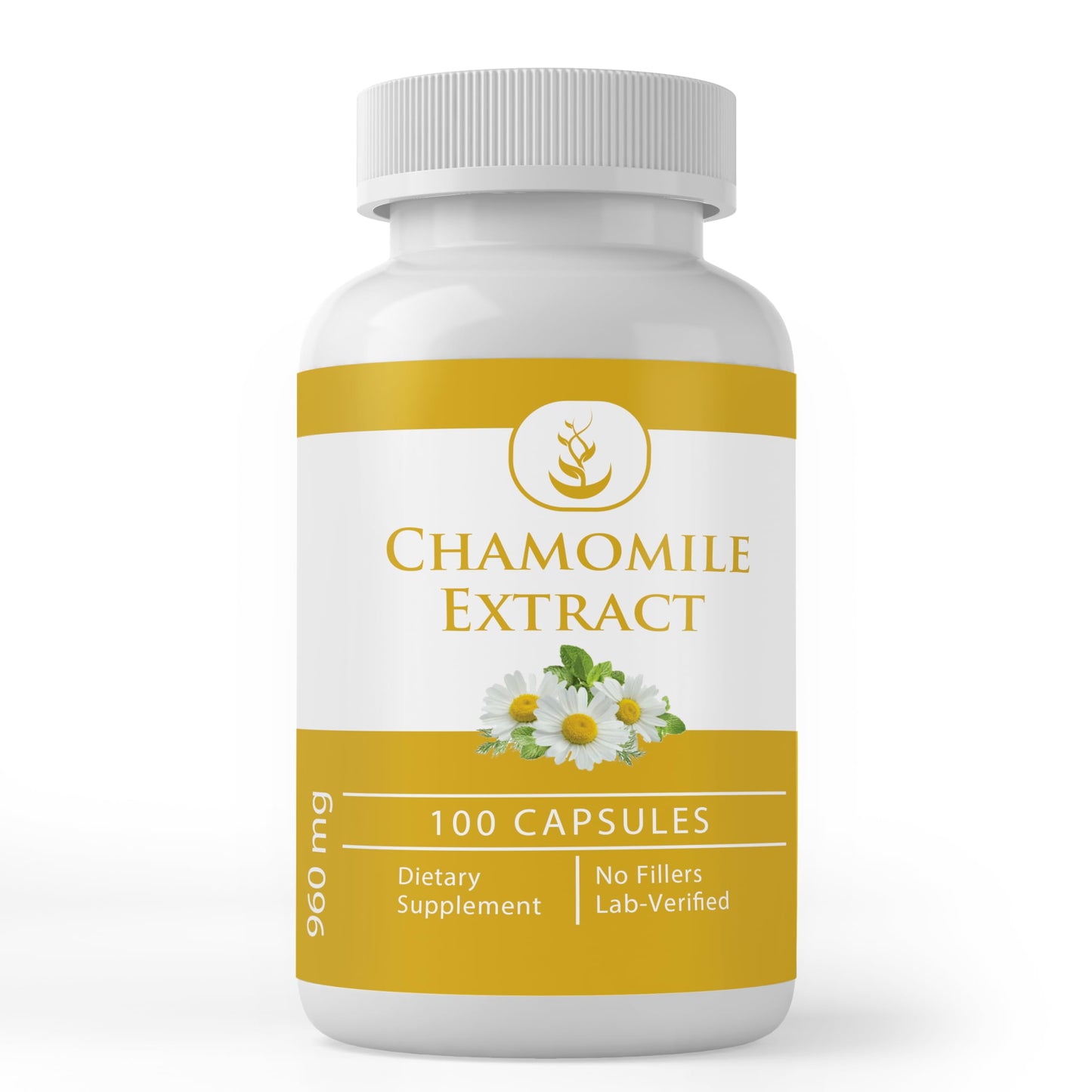 Pure Original Ingredients Chamomile Extract Capsules, 100 Count