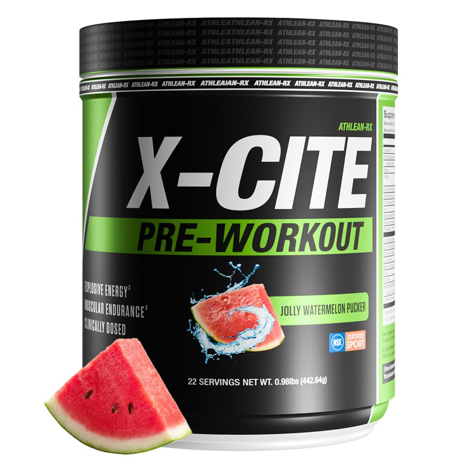 ATHLEAN-RX X-CITE Pre-Workout Supplement Powder 18.72