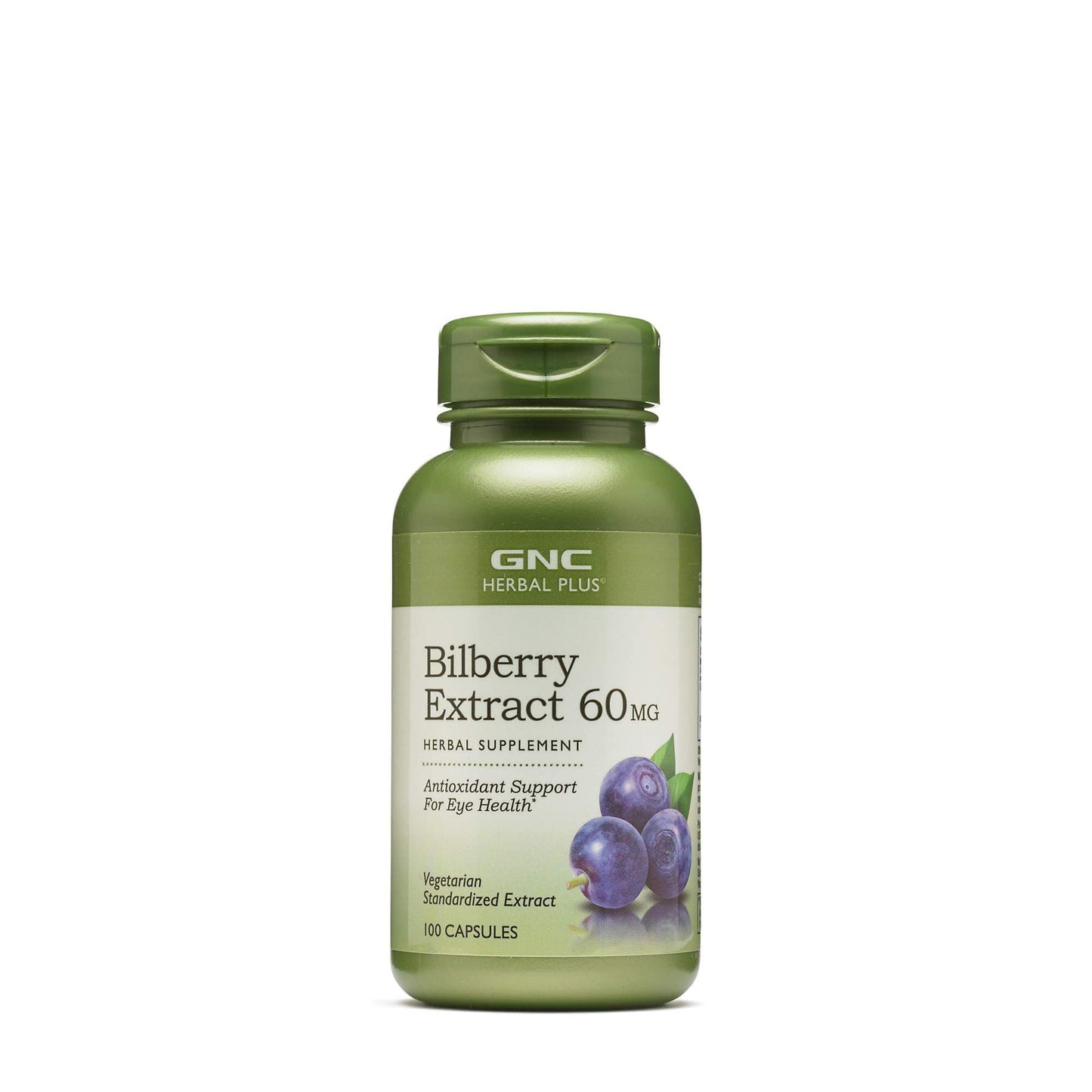 GNC Herbal Plus Bilberry Extract Capsule 100 Count