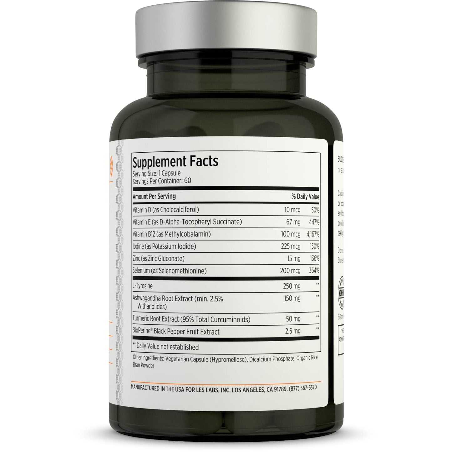 LES Labs Thyroid Support Capsule, 60 Capsules