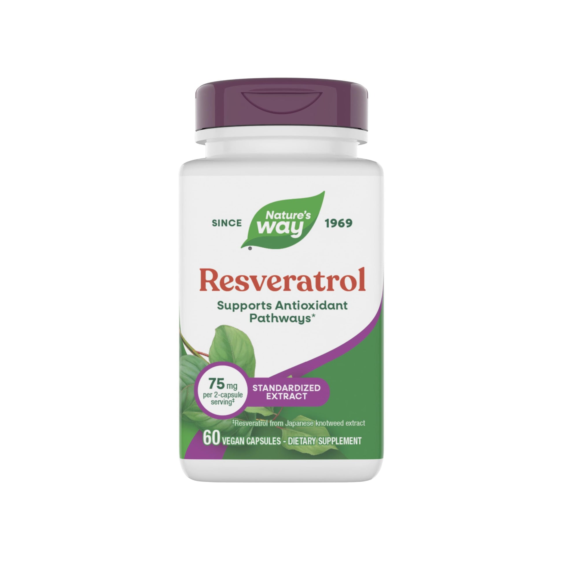 Nature's Way Resveratrol Capsule, 60 Count