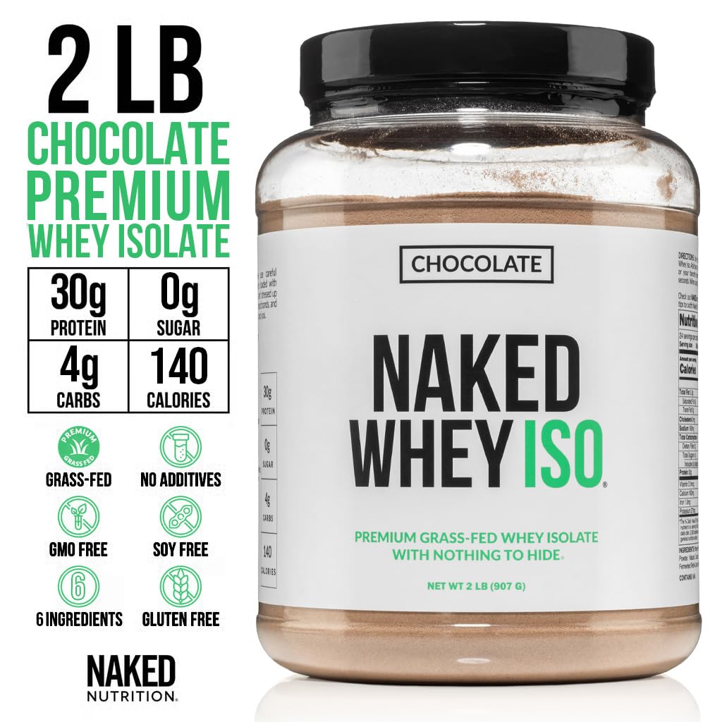 NAKED Chocolate Whey Isolate Protein Powder 32 Servings