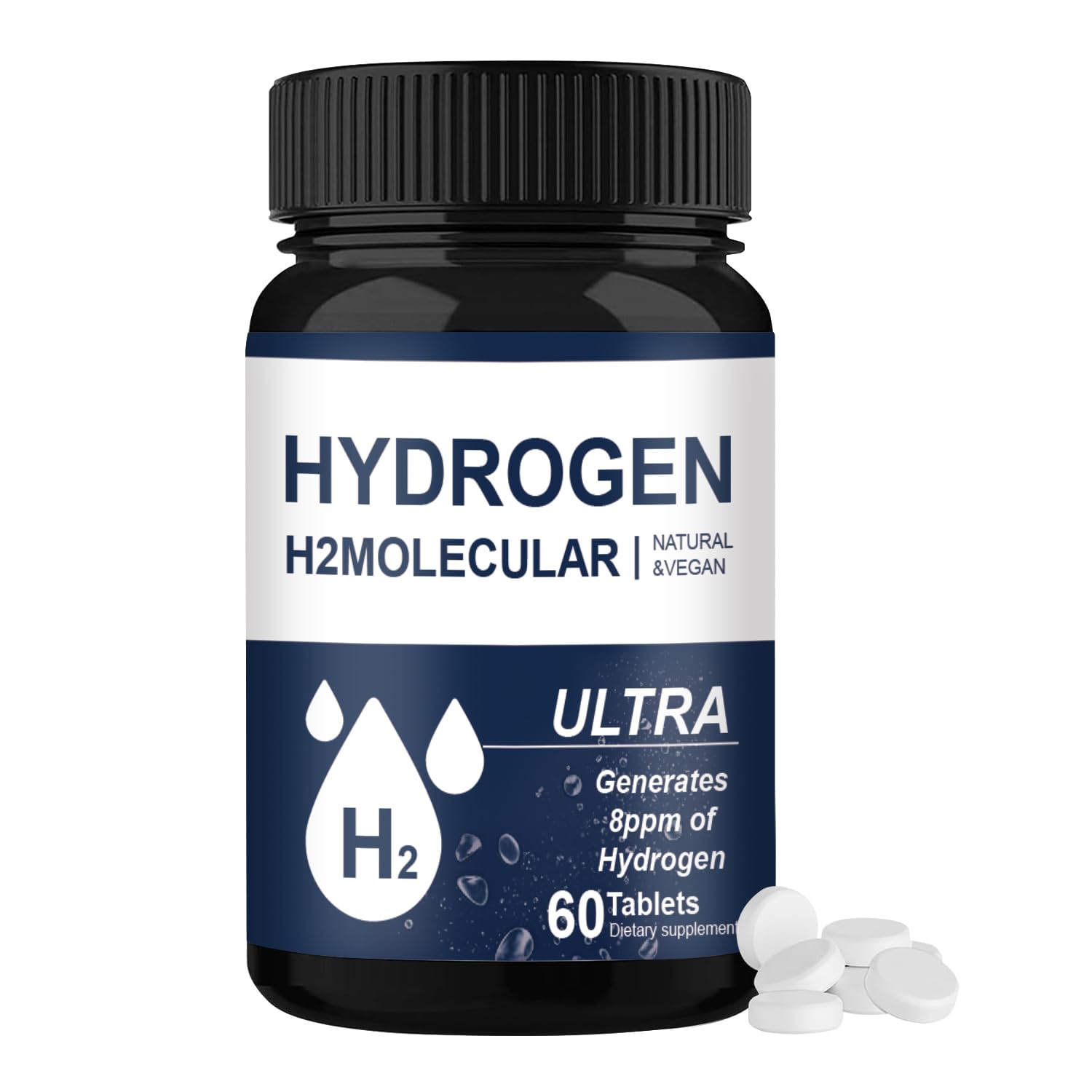 J-PRQ Hydrogen Water Tablet 60 Count