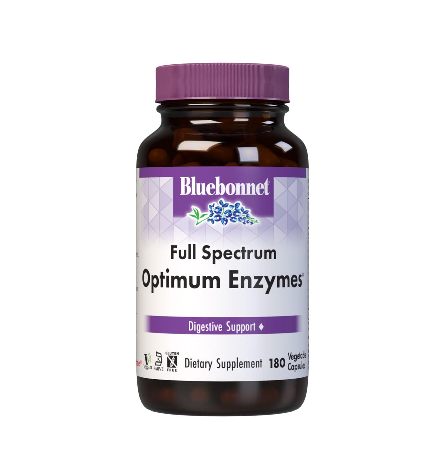 BlueBonnet Full Spectrum Optimum Digestive Enzymes Capsules 180