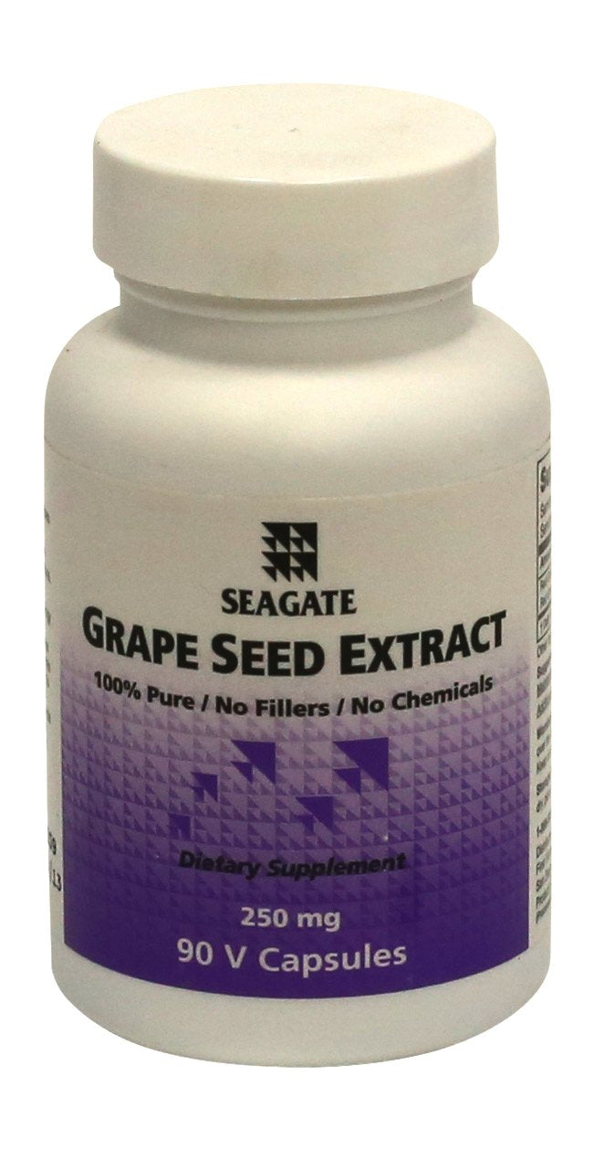 Seagate Grape Seed Extract 250mg Capsules 90 Count