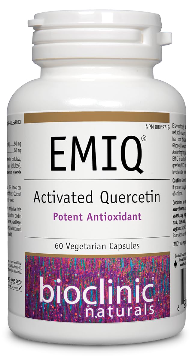 Bioclinic Naturals EMIQ Activated Quercetin Capsule 60 Count
