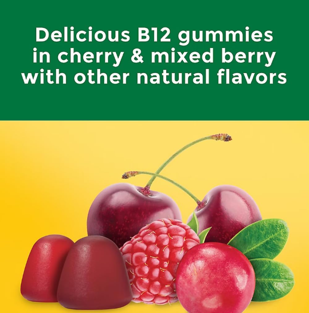 Nature Made B12 Gummies Extra Strength 3000 MCG Per 2 Gummies, 160 Count