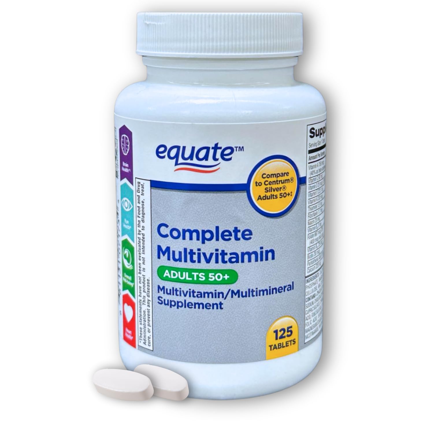FUSION SHOP STORE Multivitamin Multimineral for Adults 50+ 220 Tablets