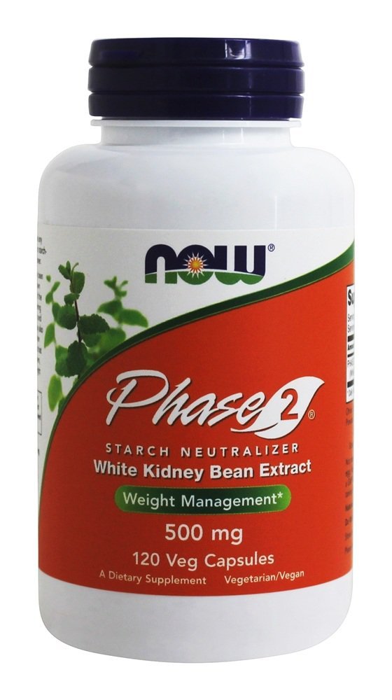 NOW Foods Phase 2 500 mg Capsule 120 Count