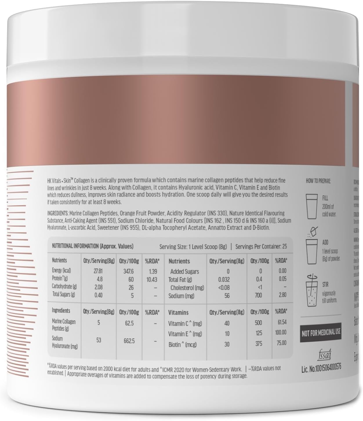 Generic Marine Collagen Supplement Powder, 1