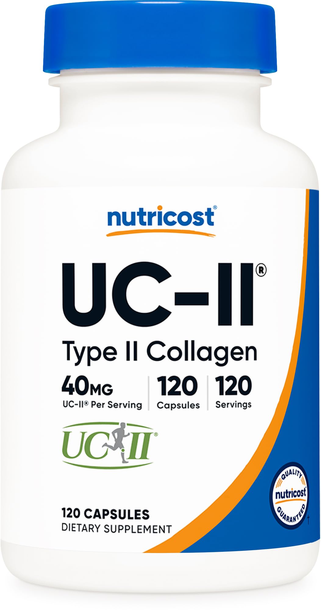 Nutricost UC-II Collagen (40mg) Capsules, 120 Count