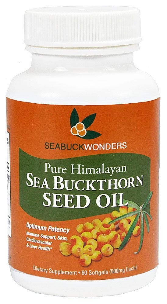 SEABUCKWONDERS Sea Buckthorn Seed Oil Softgel, 60 Count