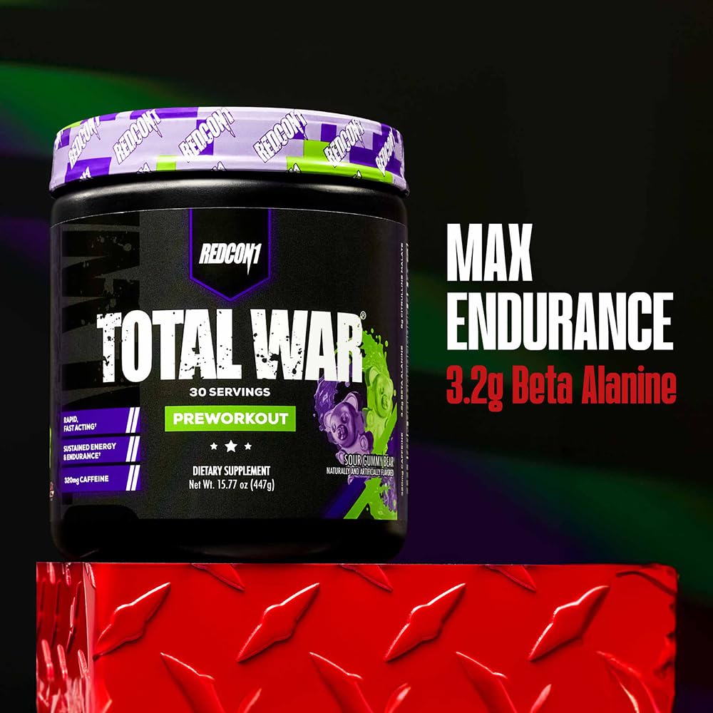 REDCON1 Total War Pre Workout Powder 15.77 Ounce