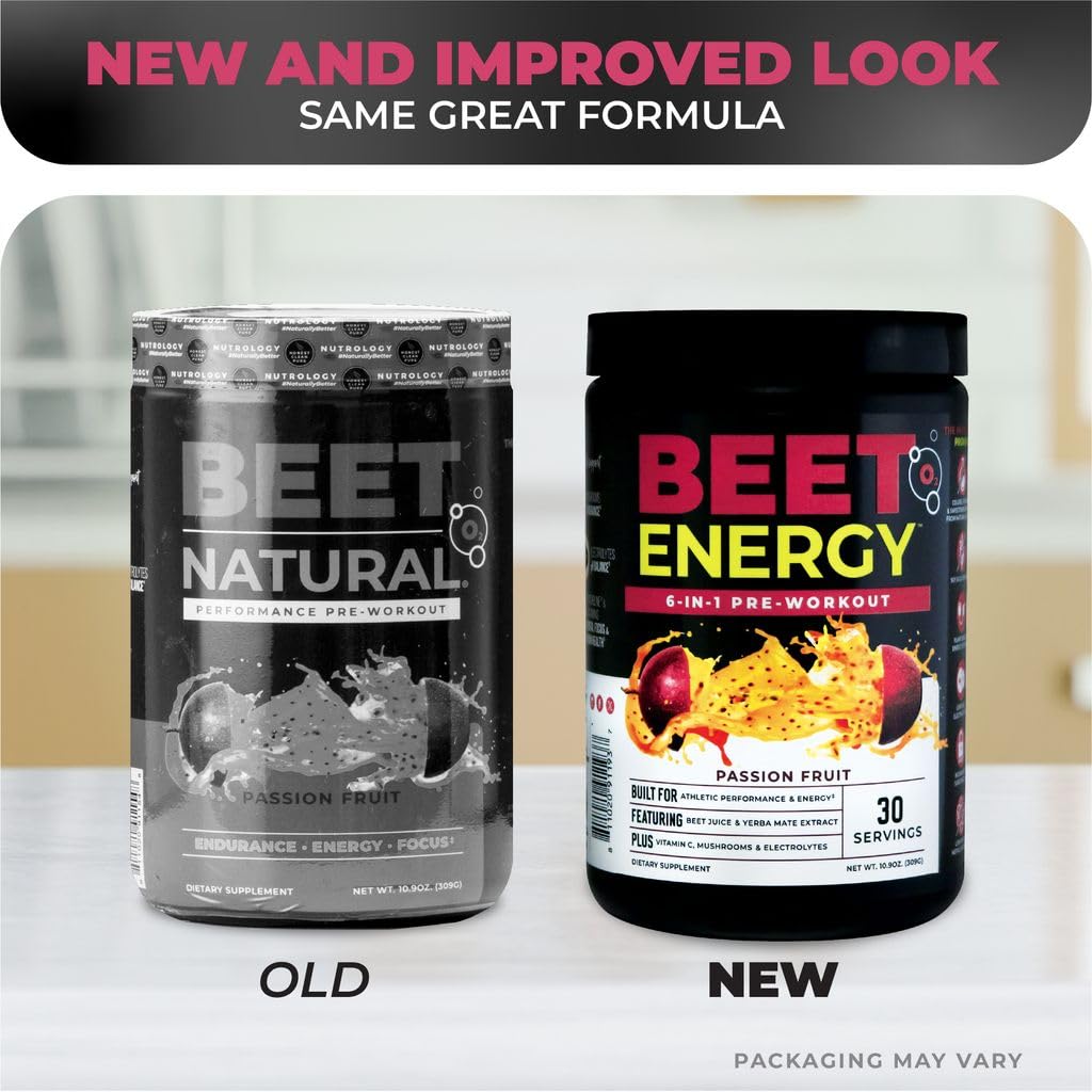 Nutrology Beet Energy O2 Pre Workout Beet Juice Powder, 11.6 Ounces