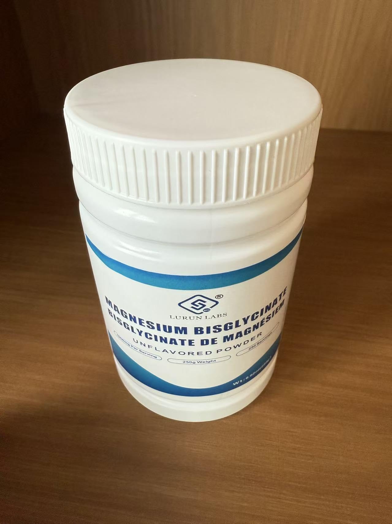 MG LURUN LABS Magnesium Bisglycinate Powder, Pack of 250
